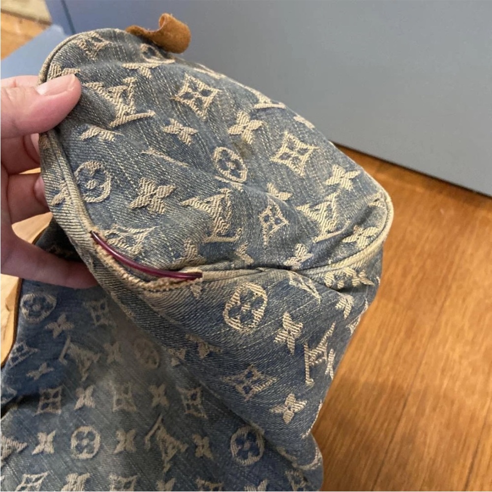 LOUIS VUITTON Denim Neo Speedy Monogram RARE - Picture 9 of 15